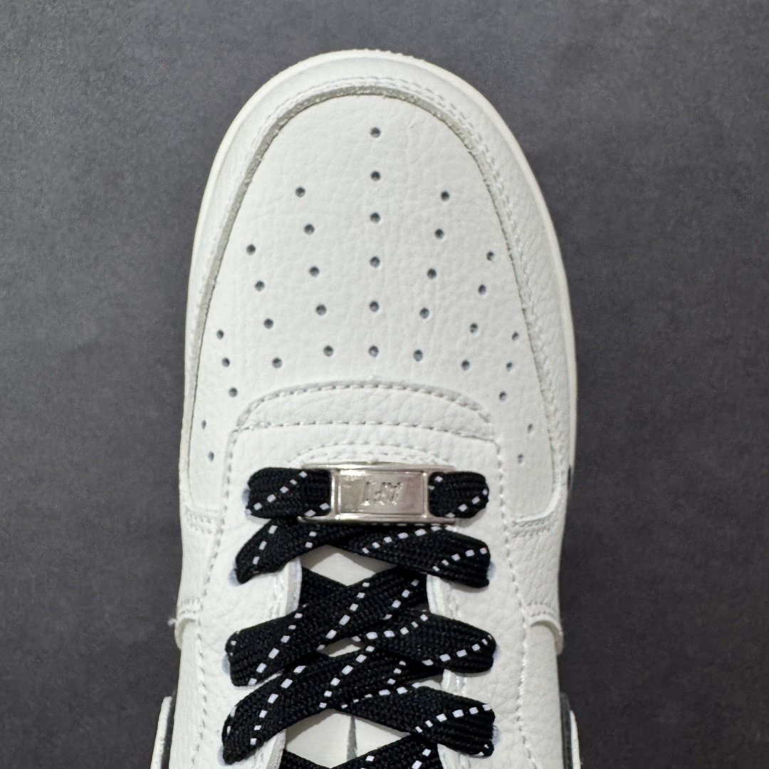  
【定制版】Nike Air Force 1'07 Low 联名 米黑边 空军一号低帮休闲板鞋 CS5
