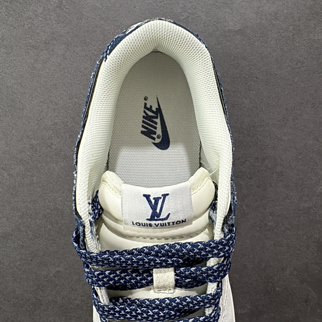  
【定制版】Nike SB Dunk Low LV联名 猪八蓝牛仔 周年高端定制 低帮休闲板鞋 YX5