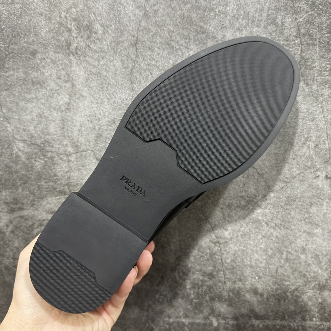 420 东莞纯原版 Prada 乐福鞋 全真牛皮 2024年春夏最好的穿的乐福鞋