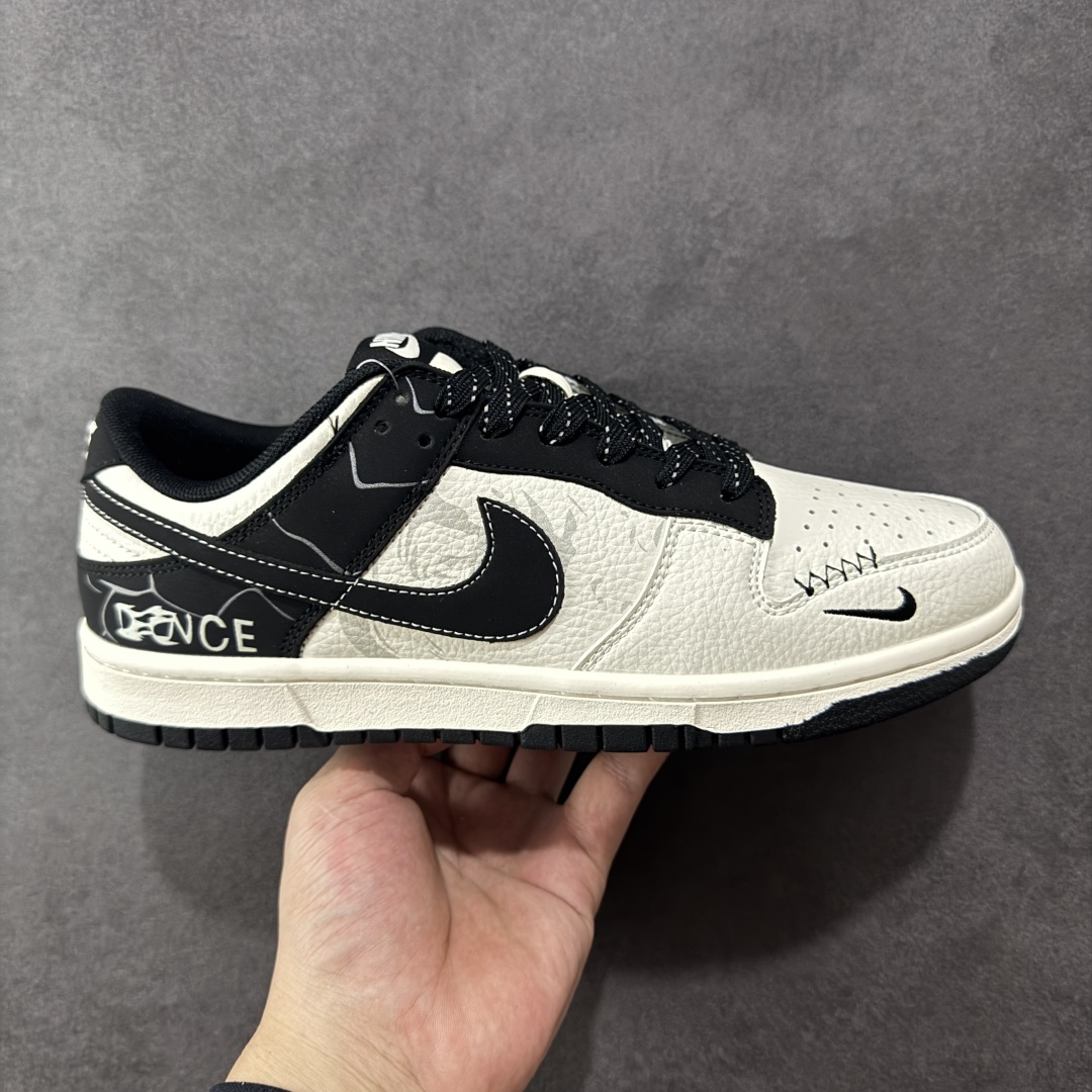 定制版 Nike SB Dunk Low“DANCE—黑白拼接色” 高端定制 低帮休闲板鞋 XD6188-051