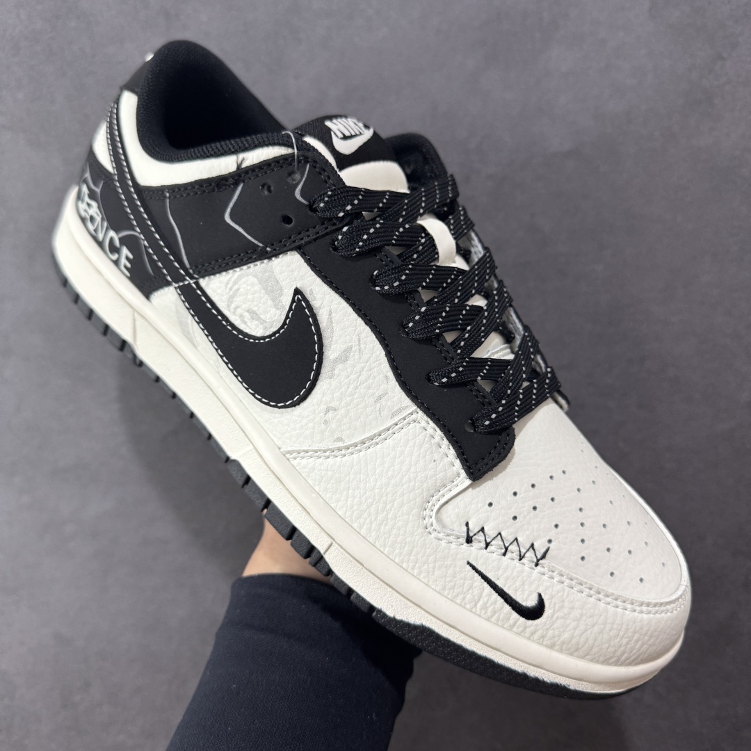 定制版 Nike SB Dunk Low“DANCE—黑白拼接色” 高端定制 低帮休闲板鞋 XD6188-051