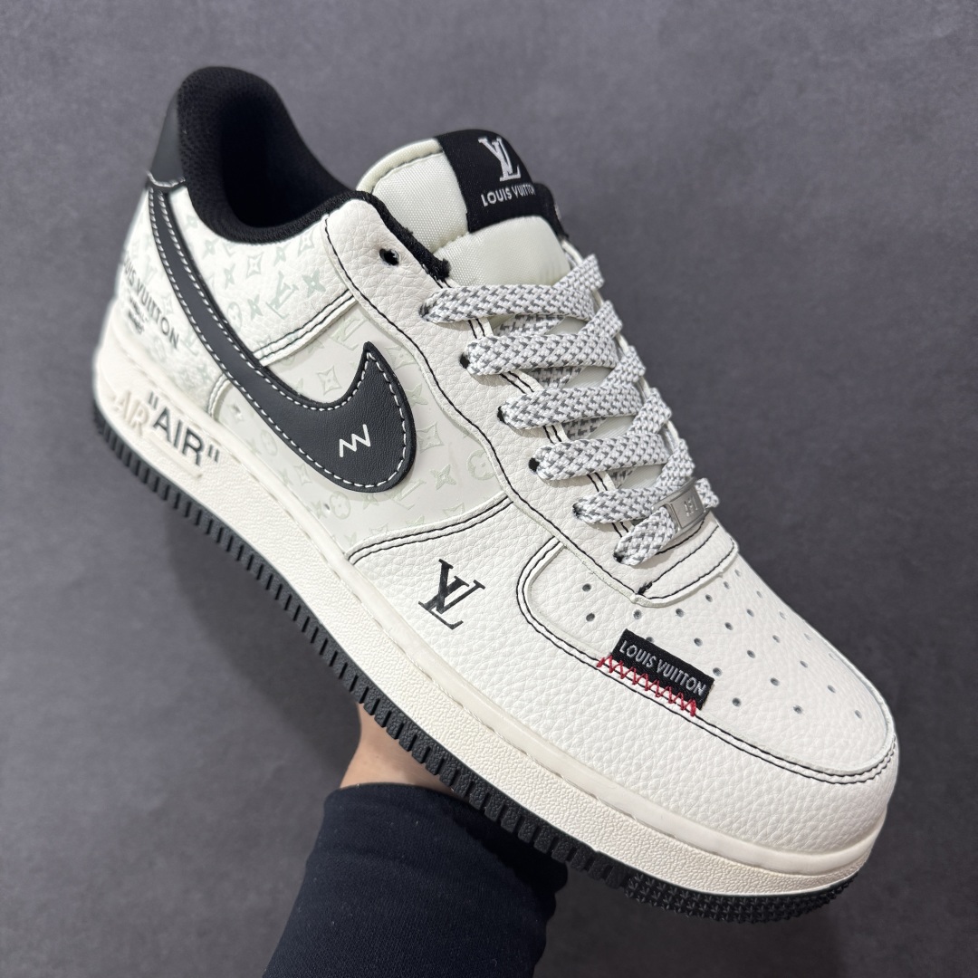  
【纯原】NIke Air Force 1 ‘07 Low “LV联名——黑勾小织标”空军一号 低帮 