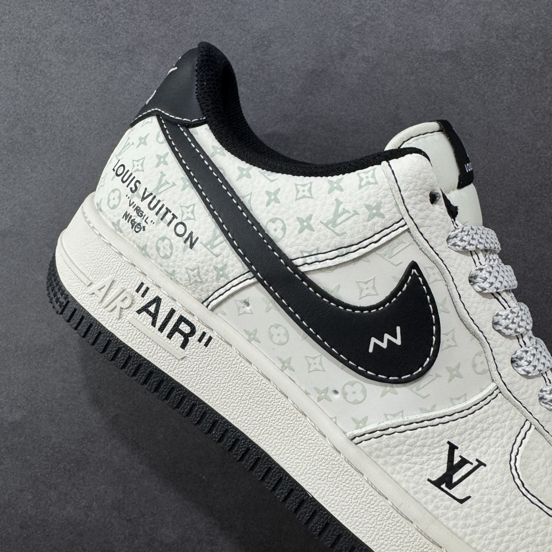  
【纯原】NIke Air Force 1 ‘07 Low “LV联名——黑勾小织标”空军一号 低帮 