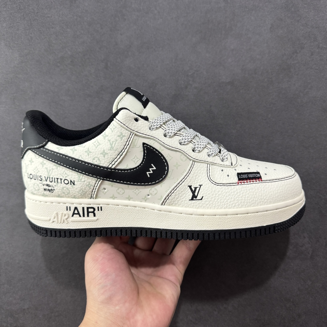  
【纯原】NIke Air Force 1 ‘07 Low “LV联名——黑勾小织标”空军一号 低帮 