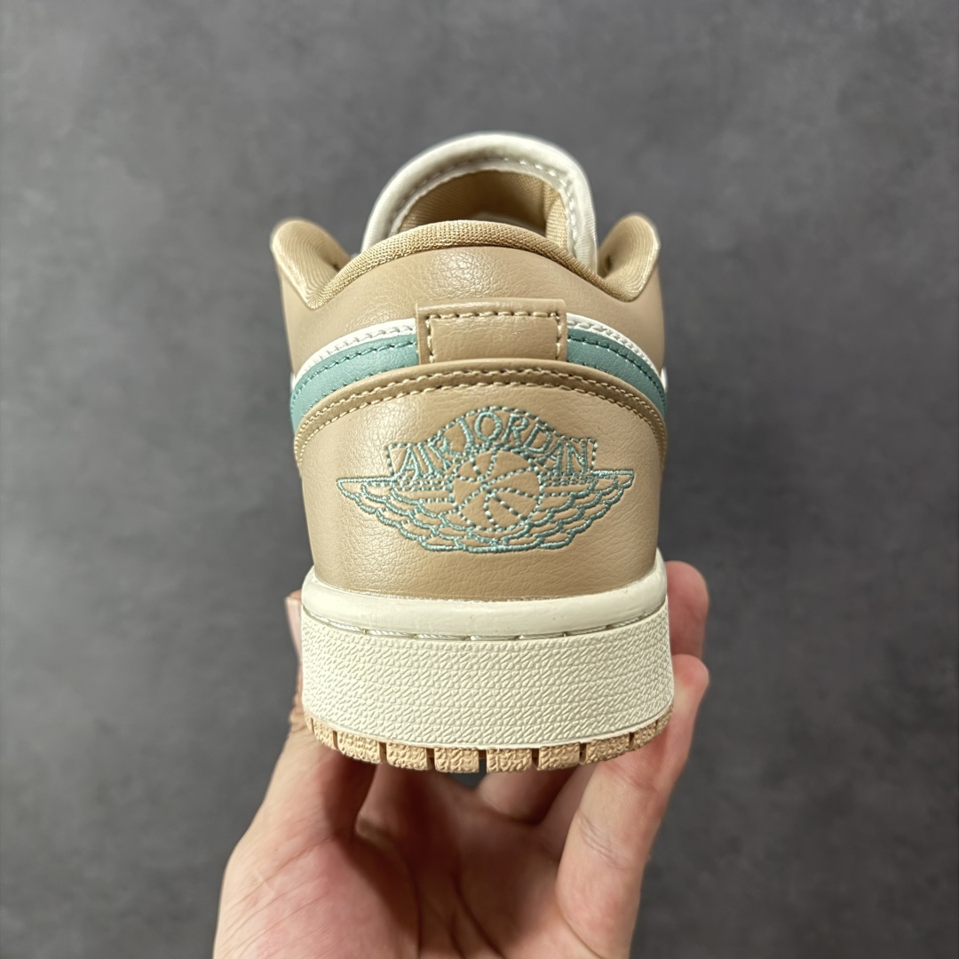 K版 Air Jordan AJ1 Low 低帮 奶咖绿 DC0774-130