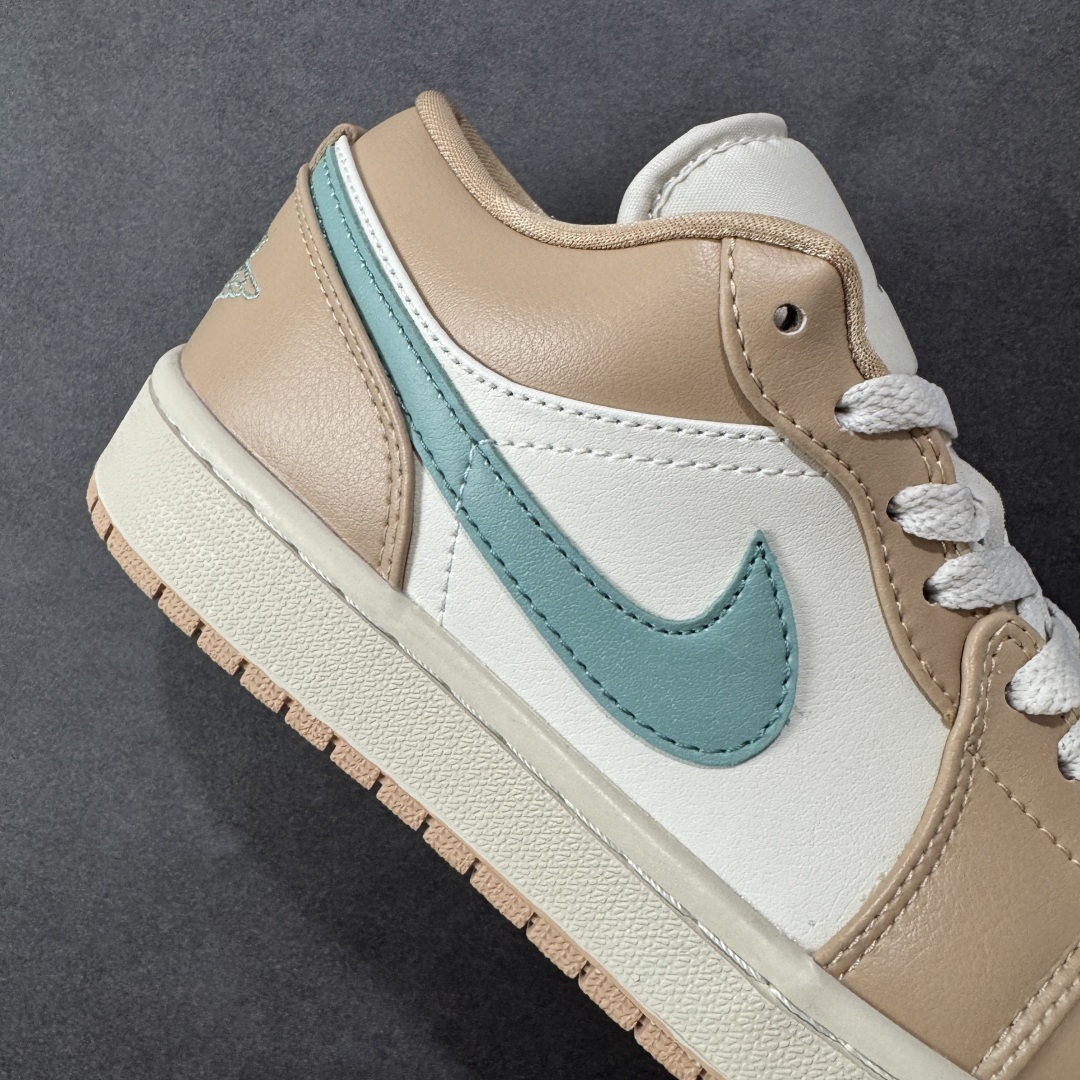 K版 Air Jordan AJ1 Low 低帮 奶咖绿 DC0774-130