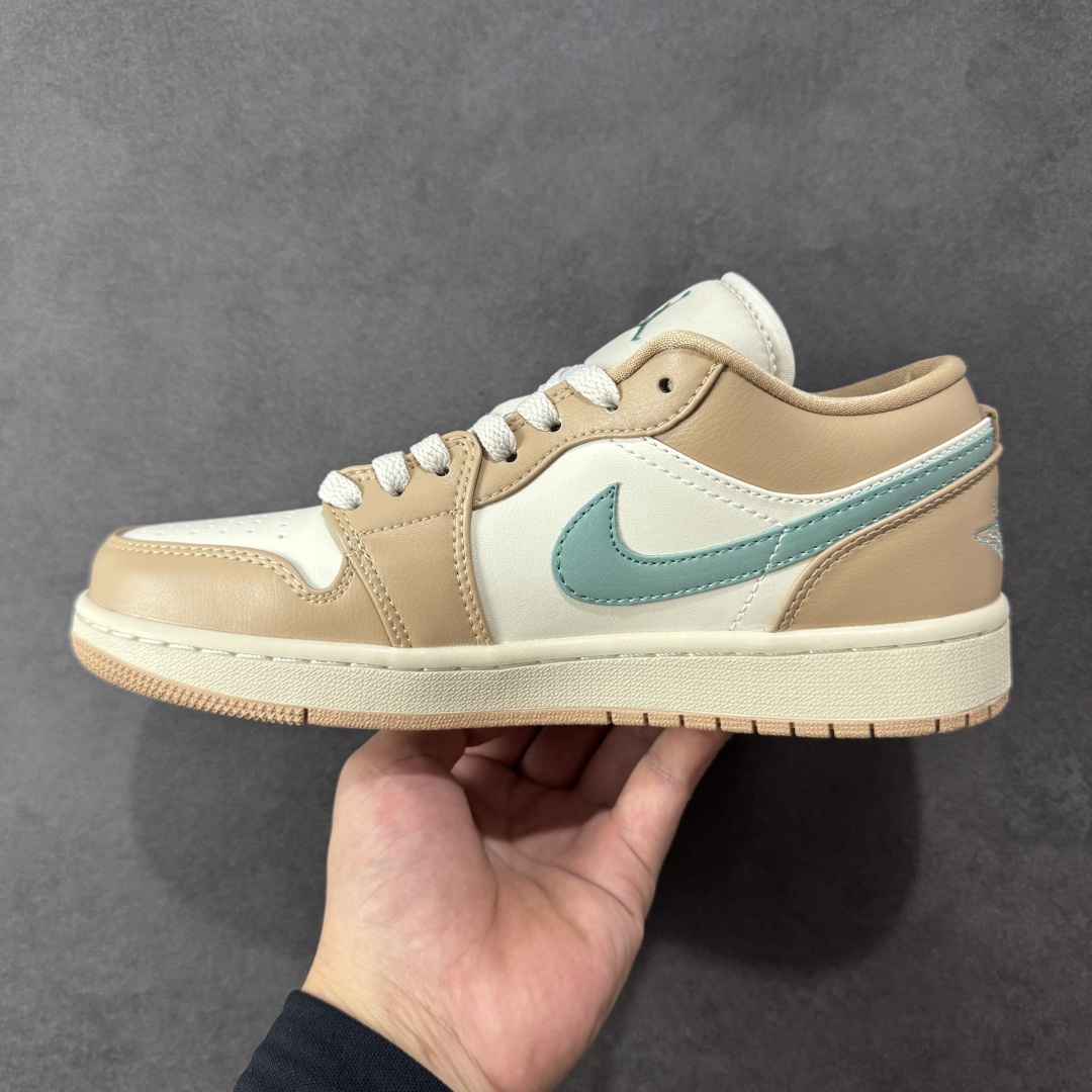 K版 Air Jordan AJ1 Low 低帮 奶咖绿 DC0774-130