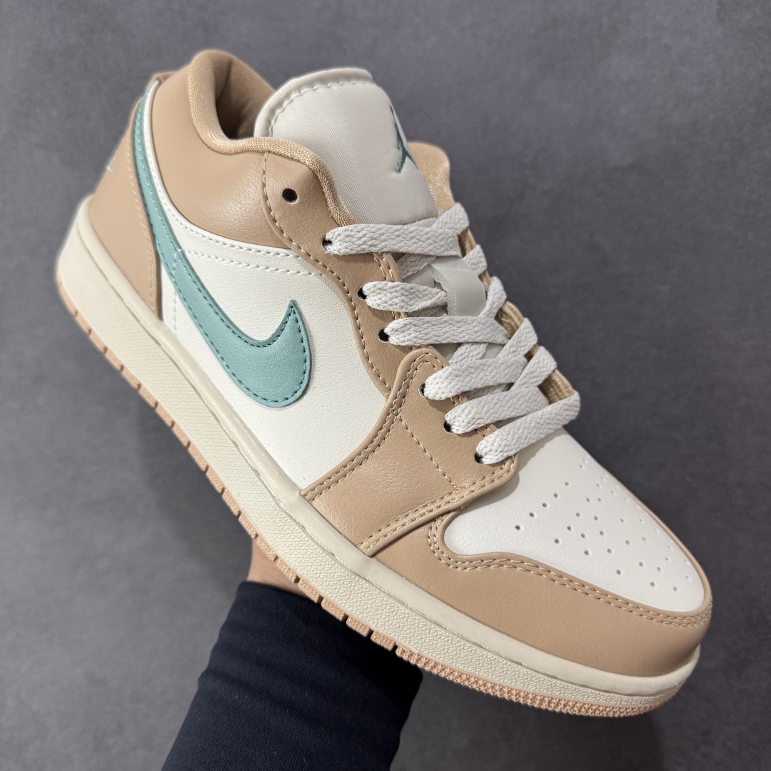 K版 Air Jordan AJ1 Low 低帮 奶咖绿 DC0774-130