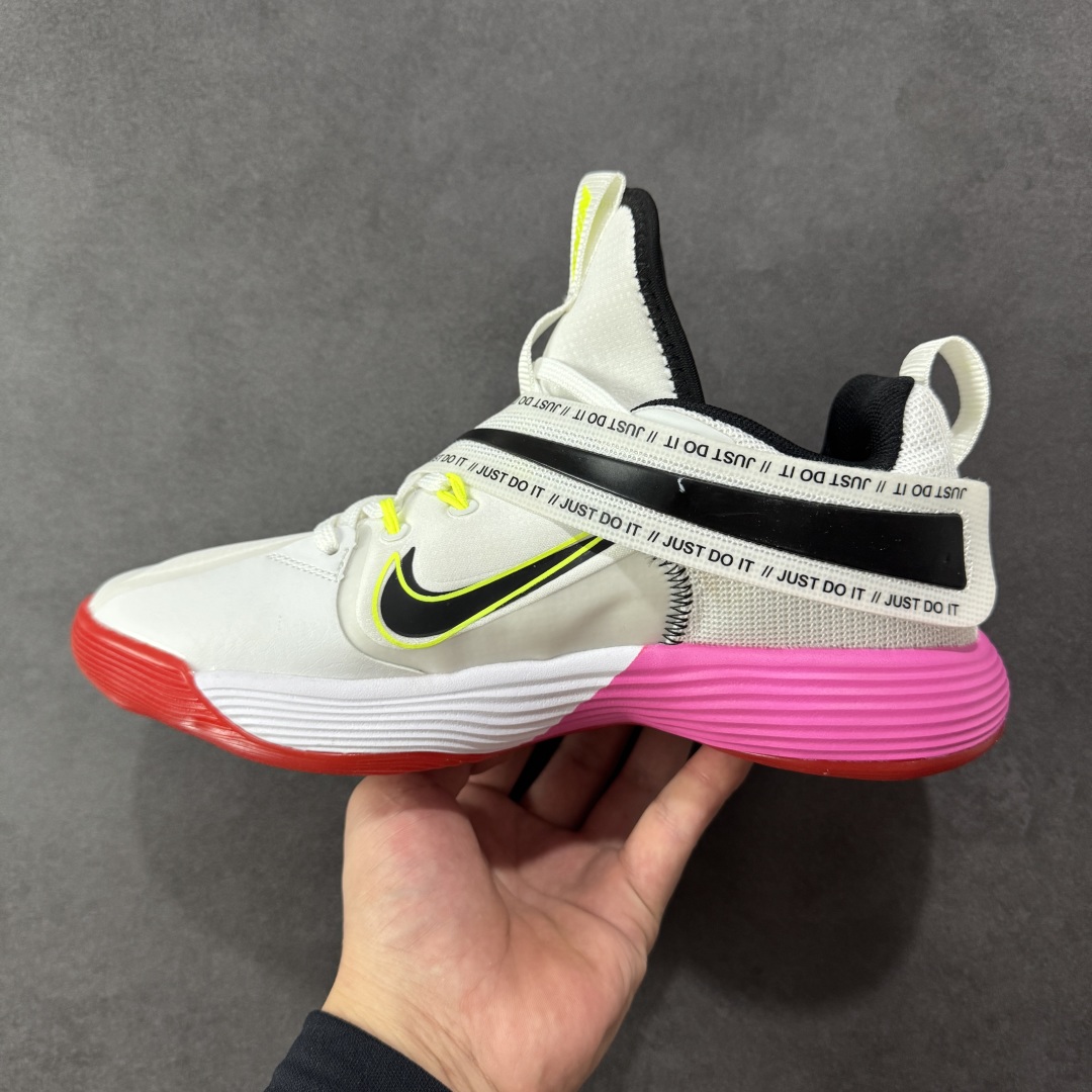  
【纯原】耐克Nike React HyperSet袜套加绑带运动 排球鞋男女鞋
货号DJ4473-1