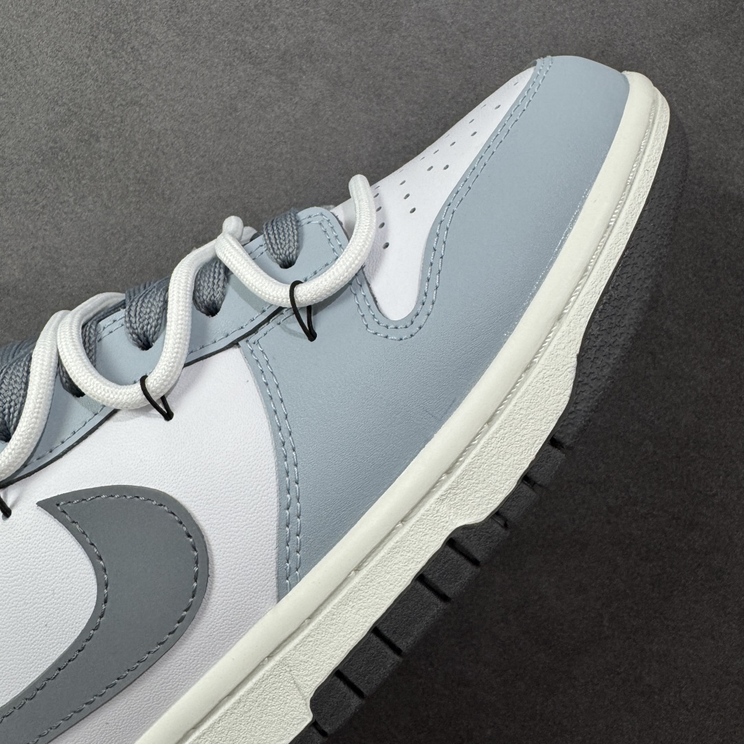  
【纯原】Nike Dunk Low × Peacebird夜幕  雾霾蓝
此款鞋身以冷调白与雾霾蓝色