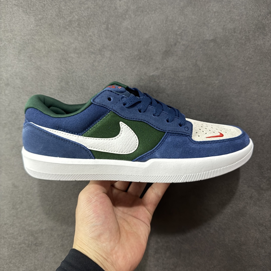  
【纯原】Nike SB Force 58 Low 耐克 低帮 蓝绿色 男女同款 防滑耐磨轻便低邦板鞋