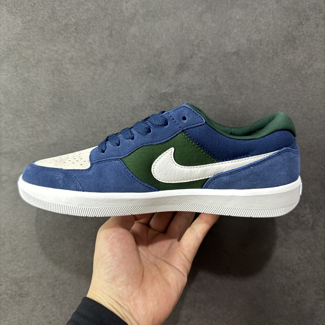  
【纯原】Nike SB Force 58 Low 耐克 低帮 蓝绿色 男女同款 防滑耐磨轻便低邦板鞋
