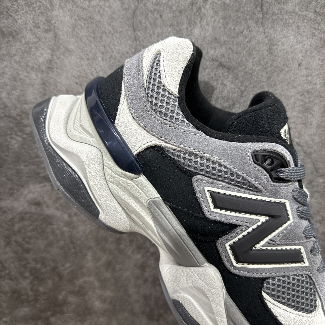 纯原版 New Balance NB9060 联名款 复古休闲运动慢跑鞋 黑灰色 U9060ERA