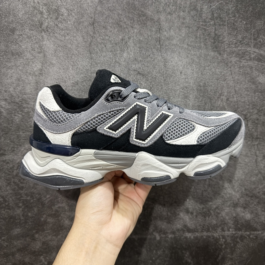 纯原版 New Balance NB9060 联名款 复古休闲运动慢跑鞋 黑灰色 U9060ERA