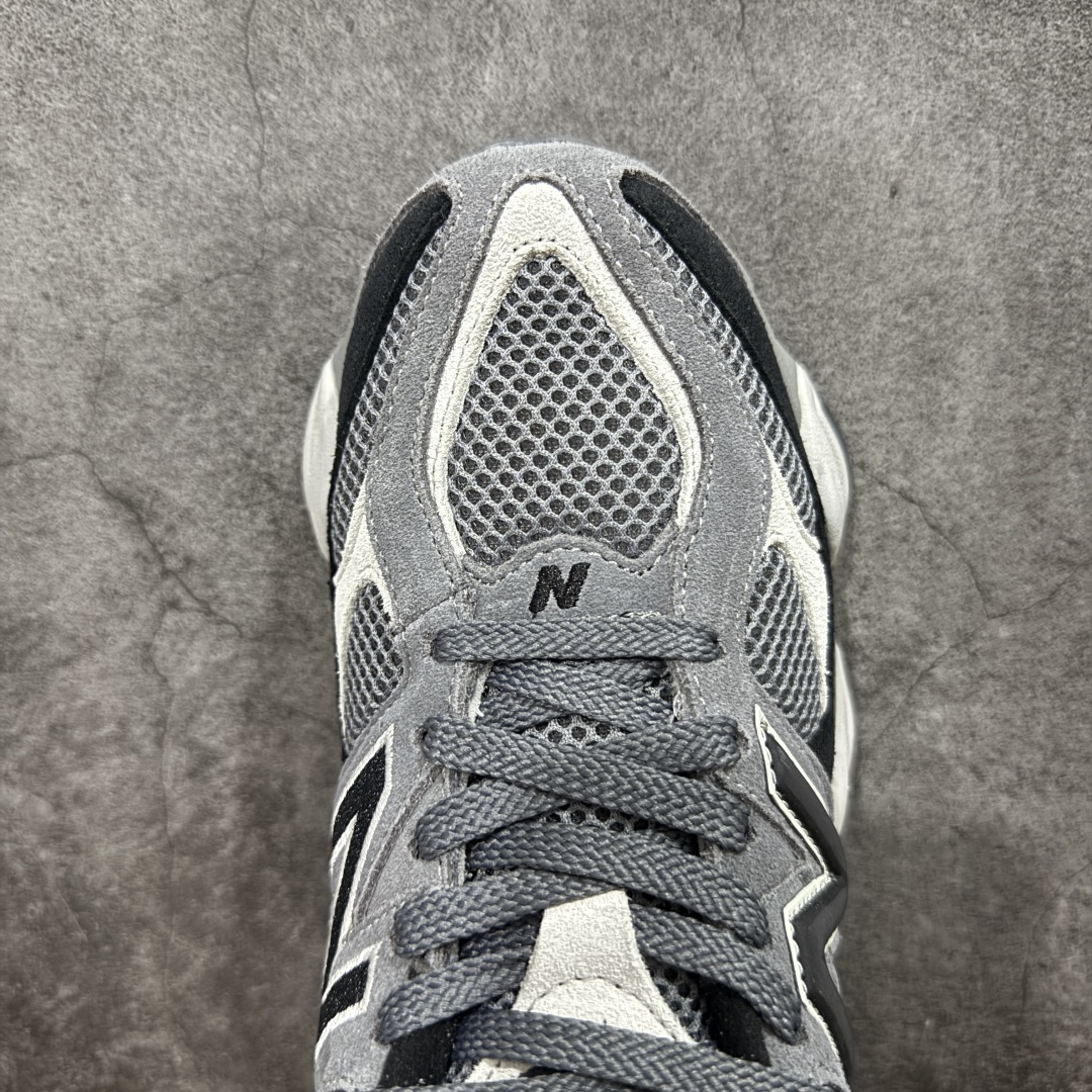 纯原版 New Balance NB9060 联名款 复古休闲运动慢跑鞋 黑灰色 U9060ERA