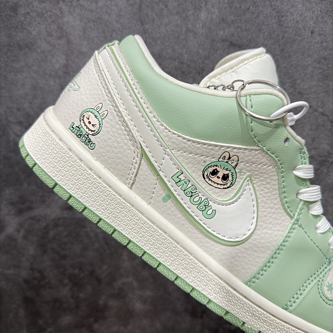  
【纯原】Air Jordan 1 Retro Low x LABUBU 米绿拉布布
官方同步新色 原