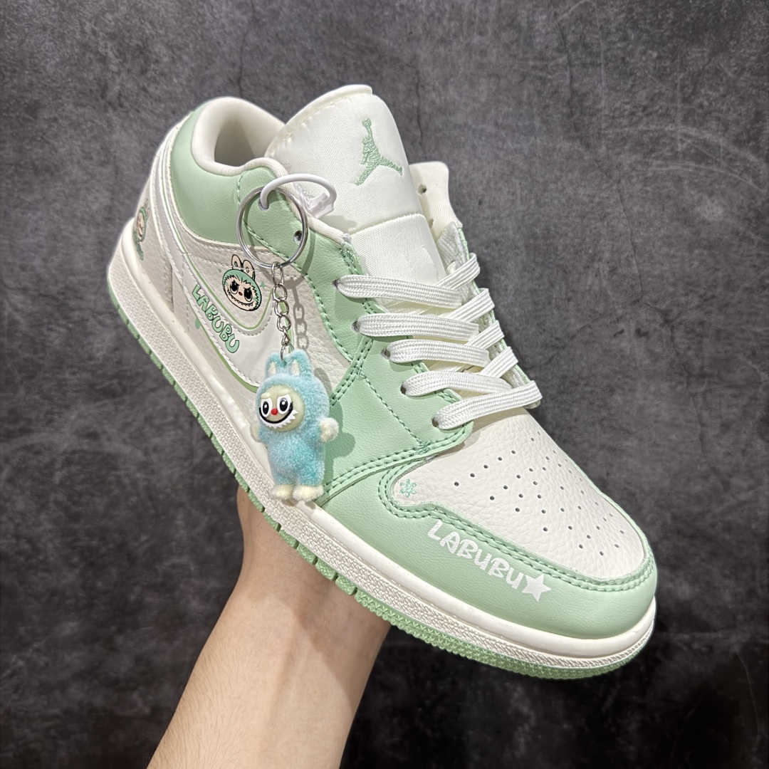  
【纯原】Air Jordan 1 Retro Low x LABUBU 米绿拉布布
官方同步新色 原