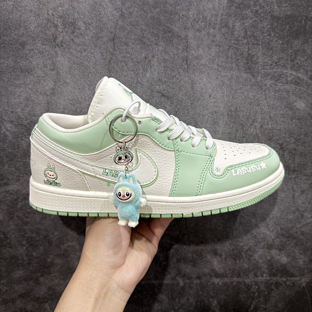  
【纯原】Air Jordan 1 Retro Low x LABUBU 米绿拉布布
官方同步新色 原