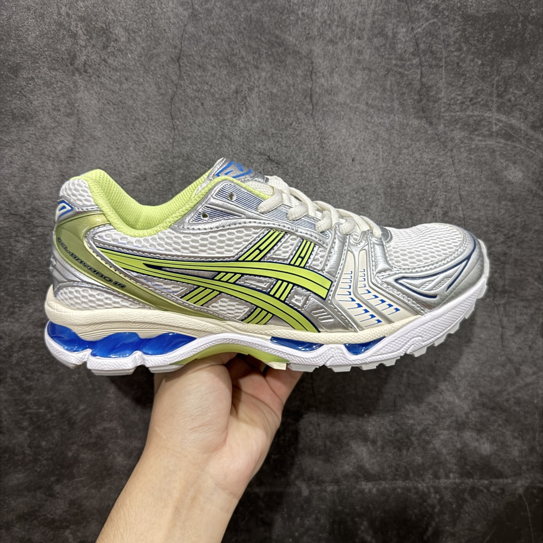 纯原版本 亚瑟士Asics Gel-Kayano 14系列GEL-K14 复古舒适 织物合成革减震防滑耐磨 低帮 休闲跑步鞋