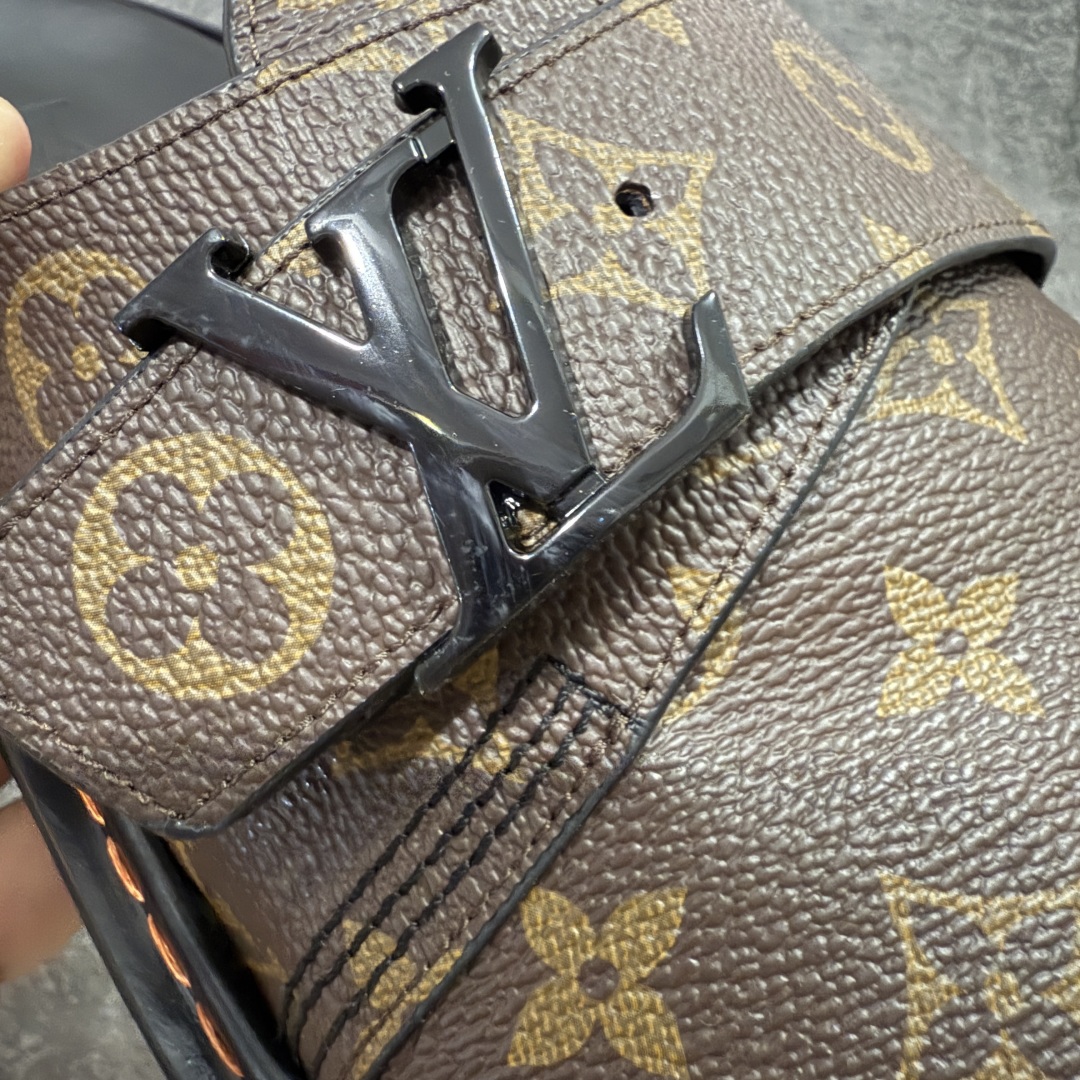 图片[5]-【佛山超A版】Louis Vuitton Easy LV皮革拼接博肯半包头拖鞋凉鞋全网首发 原版开发纳米级复刻独家私模大底内里采用全粒面头层牛皮原厂进口特A9级真正1：1老花鞋面（9级为最顶面料）印花对点对位定制电镀五金整体还原度95%以上经典老花永不过时！原版发售9800+ 尺码：383940414243444546-选品中心