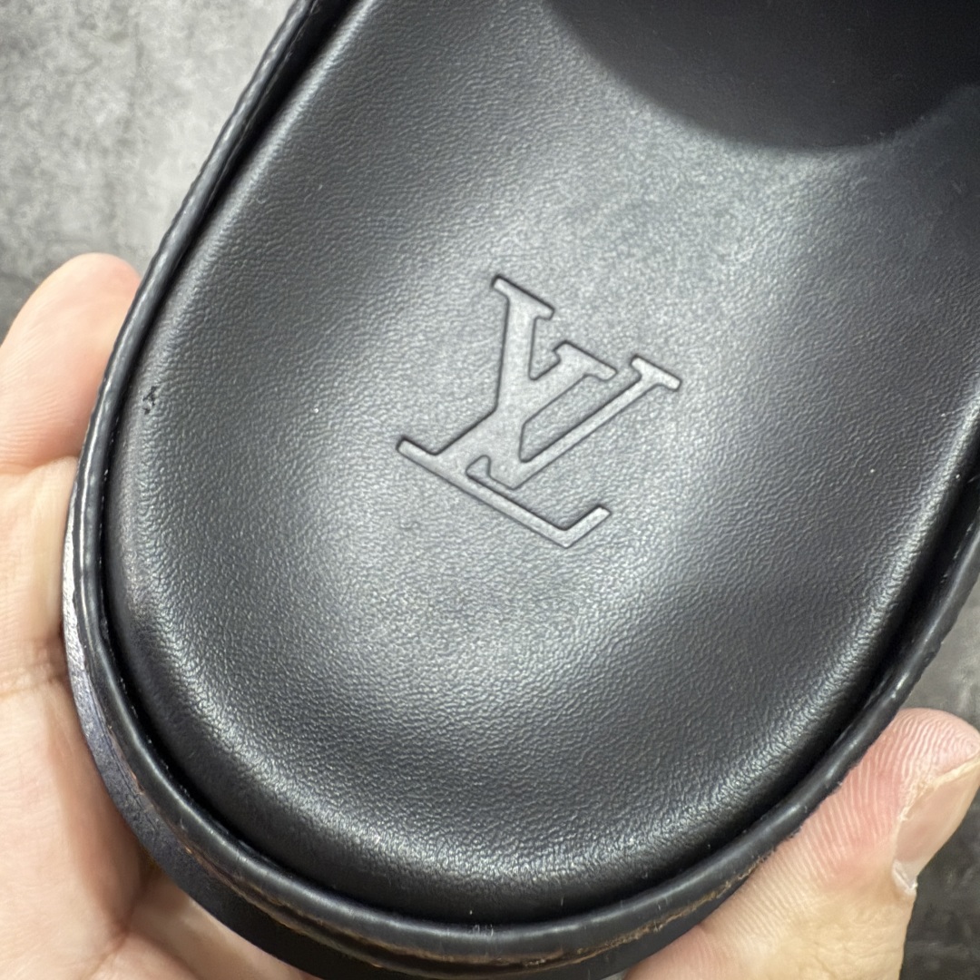图片[3]-【佛山超A版】Louis Vuitton Easy LV皮革拼接博肯半包头拖鞋凉鞋全网首发 原版开发纳米级复刻独家私模大底内里采用全粒面头层牛皮原厂进口特A9级真正1：1老花鞋面（9级为最顶面料）印花对点对位定制电镀五金整体还原度95%以上经典老花永不过时！原版发售9800+ 尺码：383940414243444546-选品中心