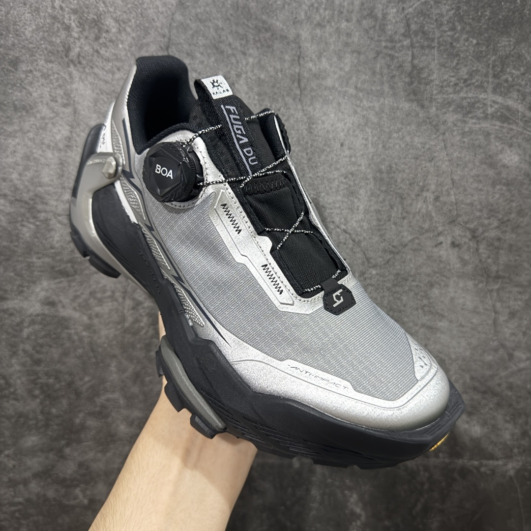 图片[3]-【公司级】KAILAS Fuga Du BOA 凯乐石 陡坡稳定越野户外登山鞋 黑山系列 网布TPU减震防滑透气支撑轻便 VIBRAM®MEGAGRIP大底掌控莫测地形 突破向上奔跑的边界 BOA 适配系统旋动旋钮可实现快速微调 精准贴合 TPU外骨骼关节稳定系统始终为脚踝 提供强力的支撑保护 低帮超强抓地力 越野跑步鞋 尺码：36 36.5 37 37.5 38 39 39.5 40 41 41.5 42 42.5 43 44 44.5 45-选品中心