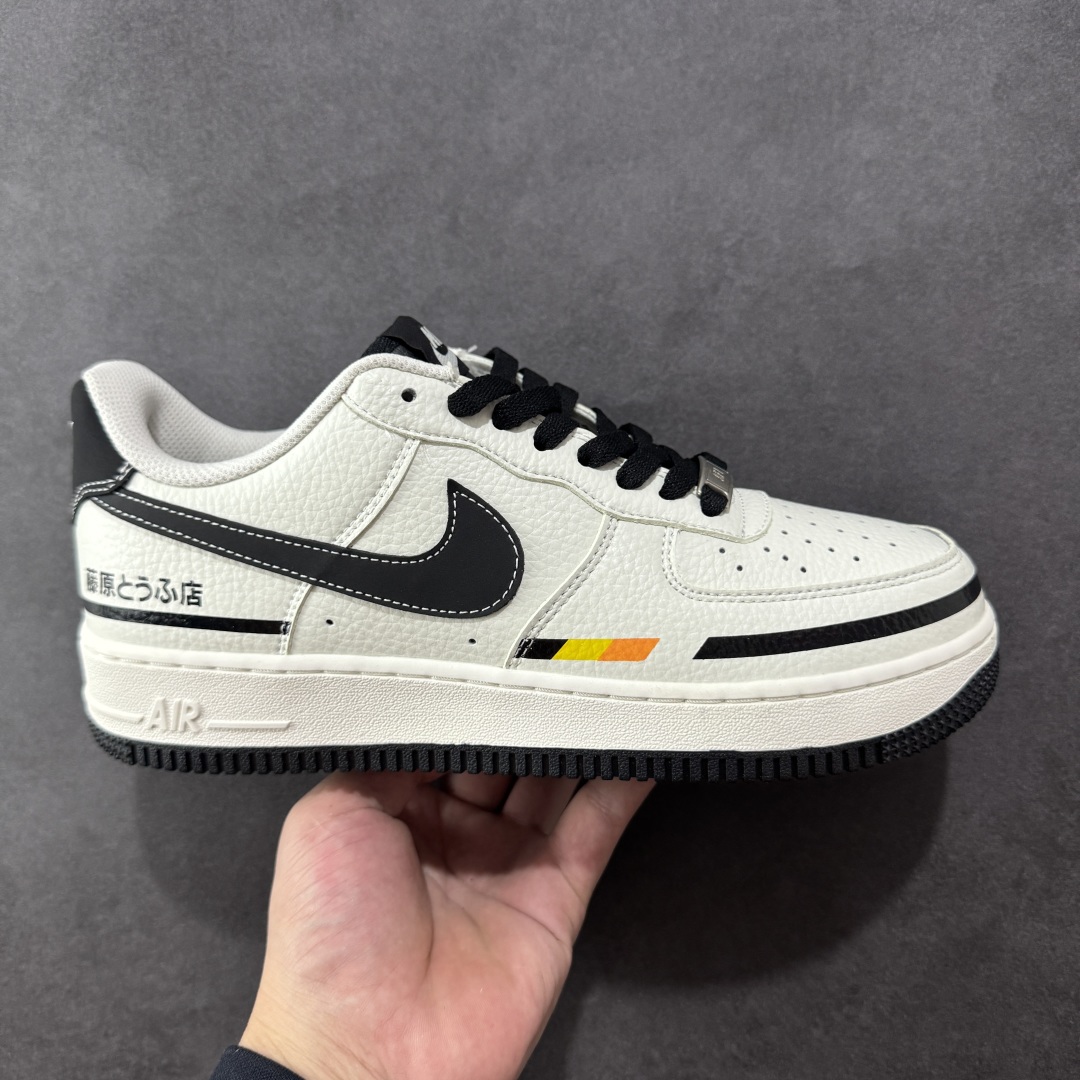 定制版 藤原店 x Nike Air Force 1 Low 藤原店 x 耐克 空军一号 低帮 联名米白黑 休闲运动板鞋 KX2532-503