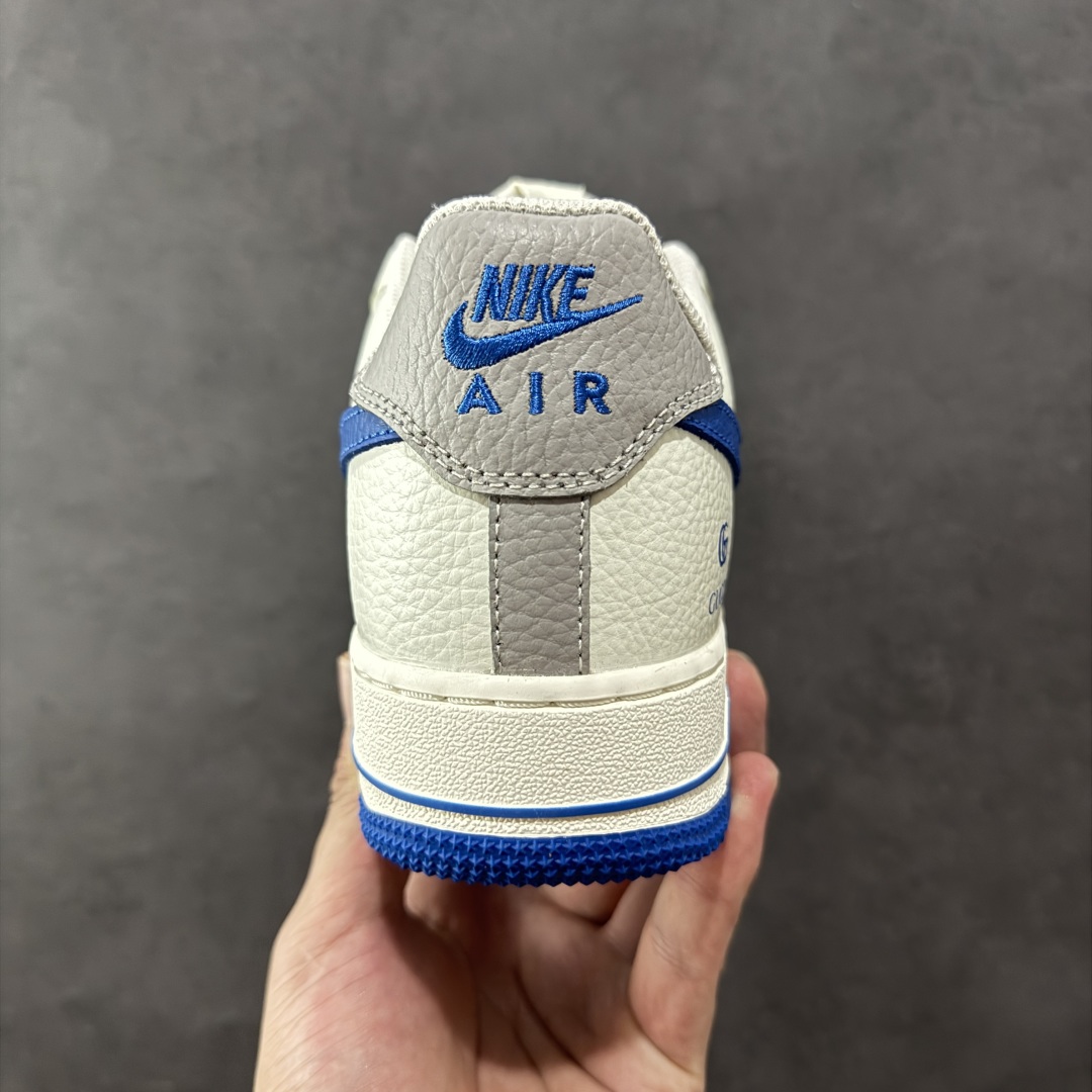 定制版 Gucci x Nike Air Force 1 Low 古驰古奇 x 耐克 空军一号 低帮 联名灰白蓝 休闲运动板鞋 KX2532-502