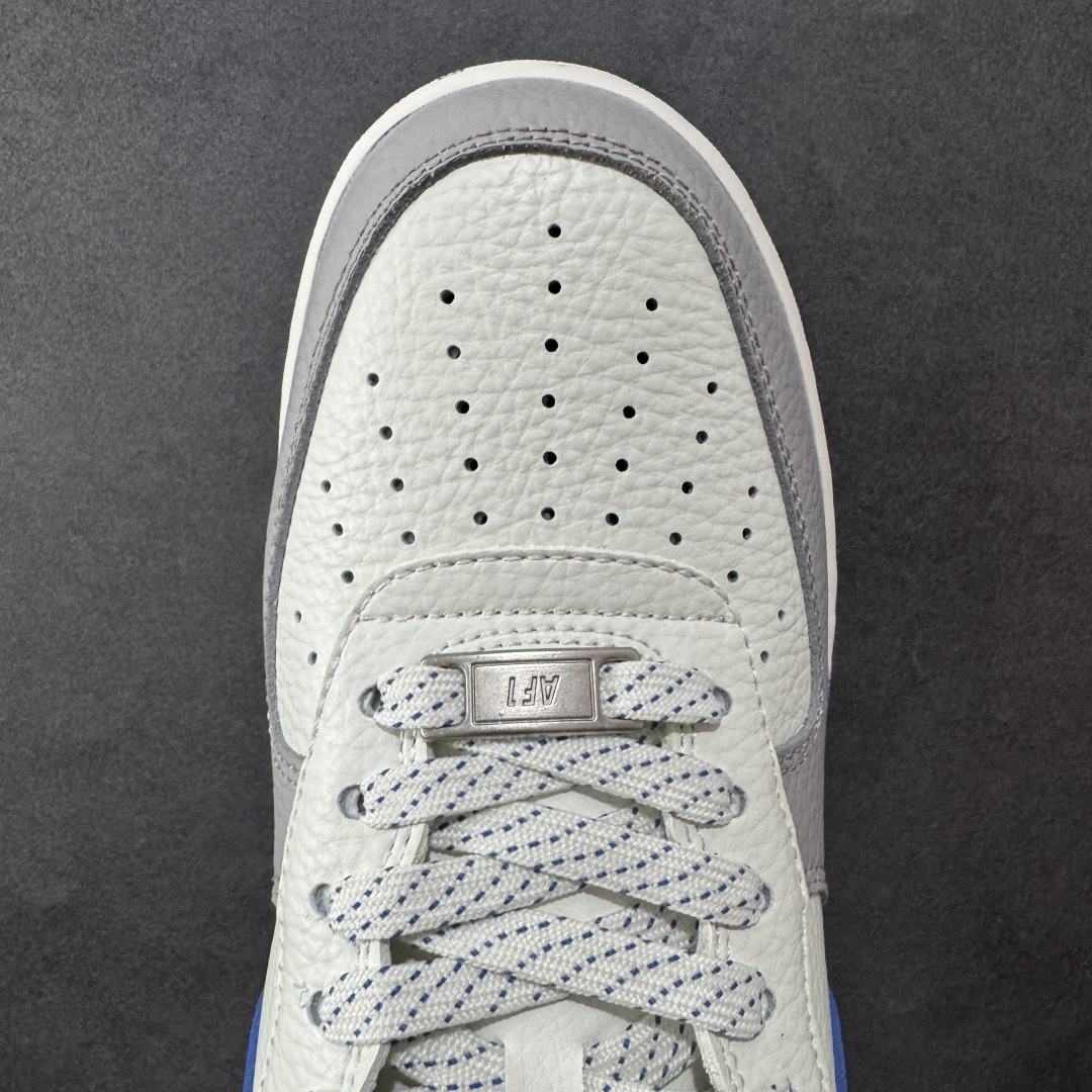 定制版 Gucci x Nike Air Force 1 Low 古驰古奇 x 耐克 空军一号 低帮 联名灰白蓝 休闲运动板鞋 KX2532-502