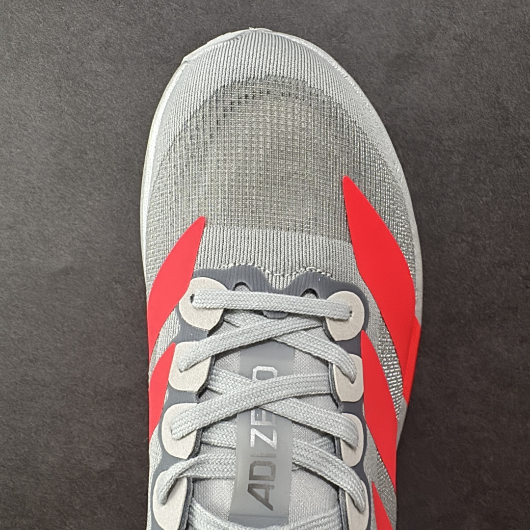 图片[8]-【HD版本】Ad Adizero Evo SL M 阿迪超轻透气缓震跑鞋  以令人难以置信的138克重量，刷新了跑鞋轻量化的记录，阿迪在材料科学和工艺技术上的深厚积累。  全新鞋款采用Lightweight Upper材料，让穿着者几乎能够体验到一种\”裸足\”的感觉 货号：KJ3381  尺码：36 36.5 37.5 38 38.5 39 40 40.5 41 42 42.5 43 44 45 46-选品中心