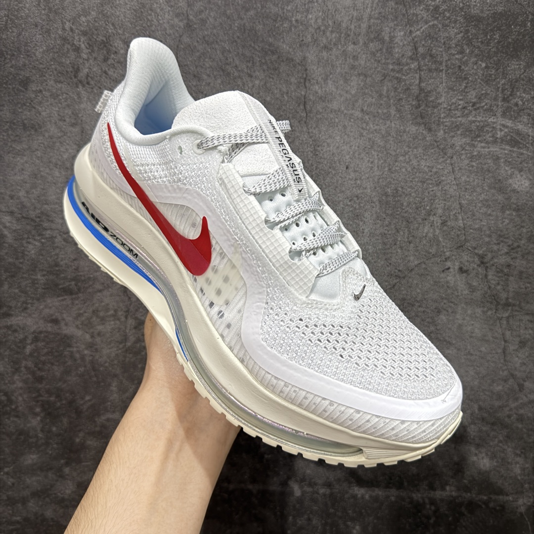  
【纯原】Nike Pegasus Premium 舒适百搭减震防滑耐磨透气 低帮跑步鞋 白蓝红 I