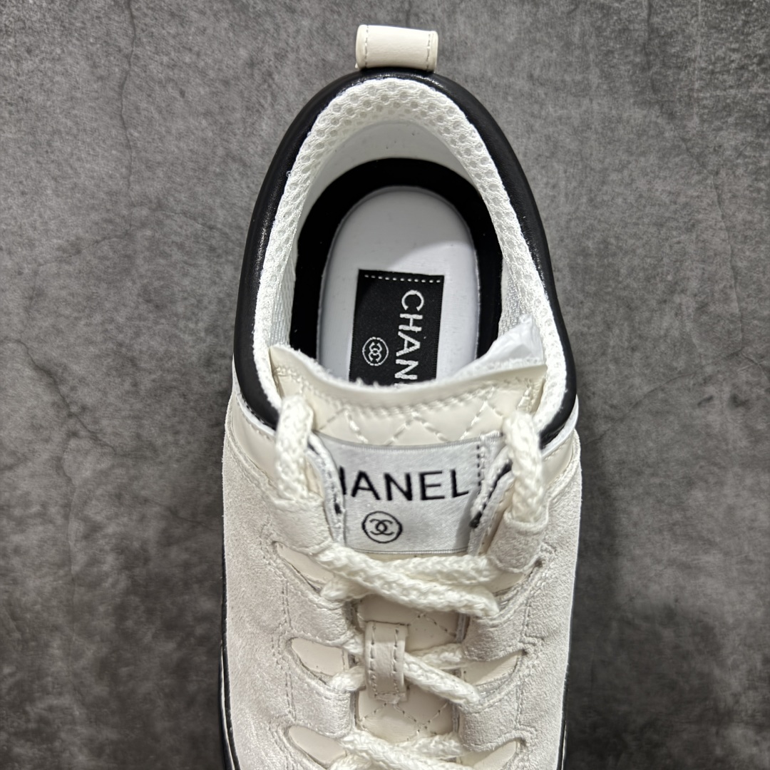 图片[8]-【莞产纯原】Chanel 25B新款熊猫鞋复古运动鞋 2025ss火爆熊猫鞋 配色厚底休闲运动鞋板鞋 同步 非常火爆 非常难买的一款鞋全网最火的厚底熊猫鞋 可想而知控不可错过的 颜值与舒适并存的 简约百搭小白鞋 厚底增高超级百搭 闭眼入 谁穿谁好看 鞋面：原版小牛皮 内里：进口羊皮里 大底：TPU原版大底 尺码：35-40-选品中心
