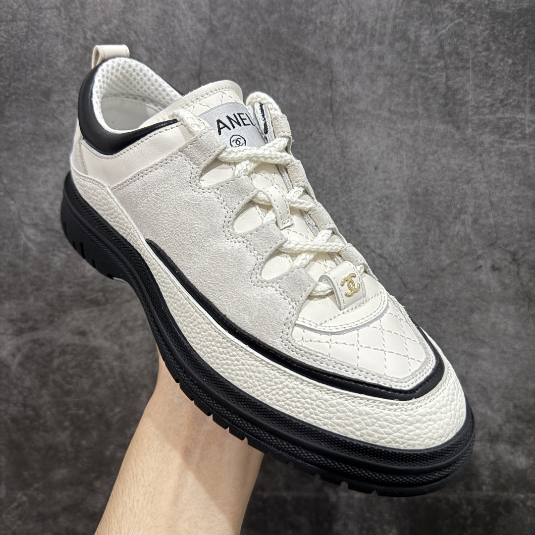 图片[3]-【莞产纯原】Chanel 25B新款熊猫鞋复古运动鞋 2025ss火爆熊猫鞋 配色厚底休闲运动鞋板鞋 同步 非常火爆 非常难买的一款鞋全网最火的厚底熊猫鞋 可想而知控不可错过的 颜值与舒适并存的 简约百搭小白鞋 厚底增高超级百搭 闭眼入 谁穿谁好看 鞋面：原版小牛皮 内里：进口羊皮里 大底：TPU原版大底 尺码：35-40-选品中心