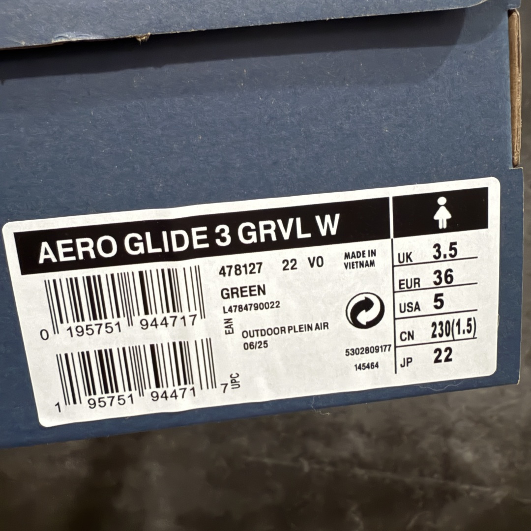 图片[9]-【莞顶礼盒版】Salomon 萨洛蒙Aero Glide GRVL 3代 超轻 户外 休闲 运动鞋 跑步鞋 輕巧鞋身 即使運動或日常 更容易配搭 采用 OrthoLite 鞋垫及鞋面採用透氣網眼材料 令雙腳保持乾爽及舒適感 避免悶熱感中底採用高回彈EVA 材料，能有效吸收地面衝擊減輕壓力 鞋底配備專業的 energyEvofoam橡膠外底獨特抓地設計提供穩定支撑 配送精美包装 面料：原版定制科技面料 内里：进口透气网里 鞋底： 原版开模橡胶发泡材质 底厚：4CM 尺码： 35-45-选品中心