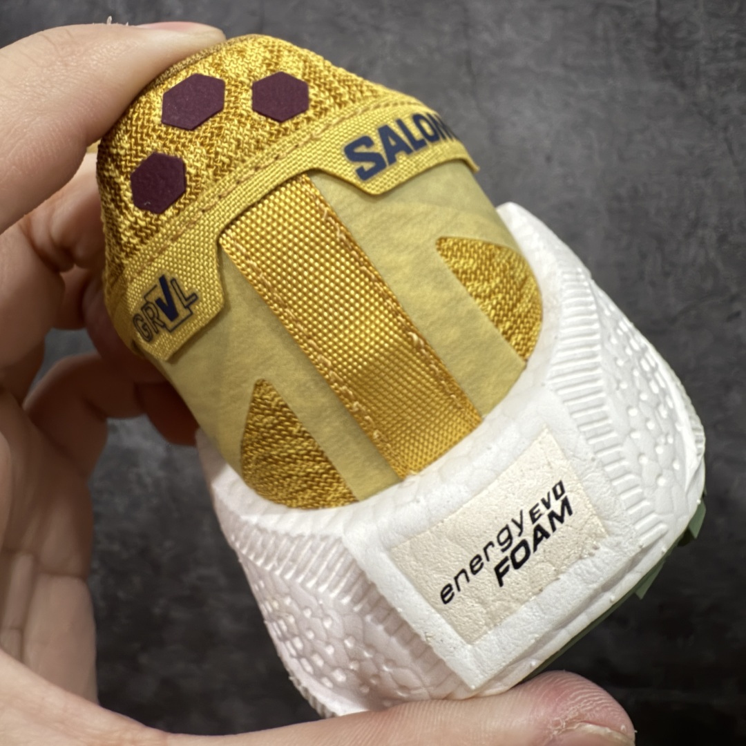 图片[2]-【莞顶礼盒版】Salomon 萨洛蒙Aero Glide GRVL 3代 超轻 户外 休闲 运动鞋 跑步鞋 輕巧鞋身 即使運動或日常 更容易配搭 采用 OrthoLite 鞋垫及鞋面採用透氣網眼材料 令雙腳保持乾爽及舒適感 避免悶熱感中底採用高回彈EVA 材料，能有效吸收地面衝擊減輕壓力 鞋底配備專業的 energyEvofoam橡膠外底獨特抓地設計提供穩定支撑 配送精美包装 面料：原版定制科技面料 内里：进口透气网里 鞋底： 原版开模橡胶发泡材质 底厚：4CM 尺码： 35-45-选品中心