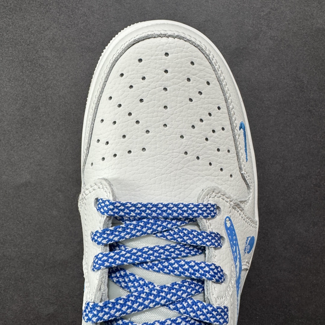 定制版 Travis Scott x Fragment Design x Air Jordan 1 Low OG SP AJ1 乔1 斯图西联名 冰山蓝 低帮文化休闲板鞋 DZ5899-007