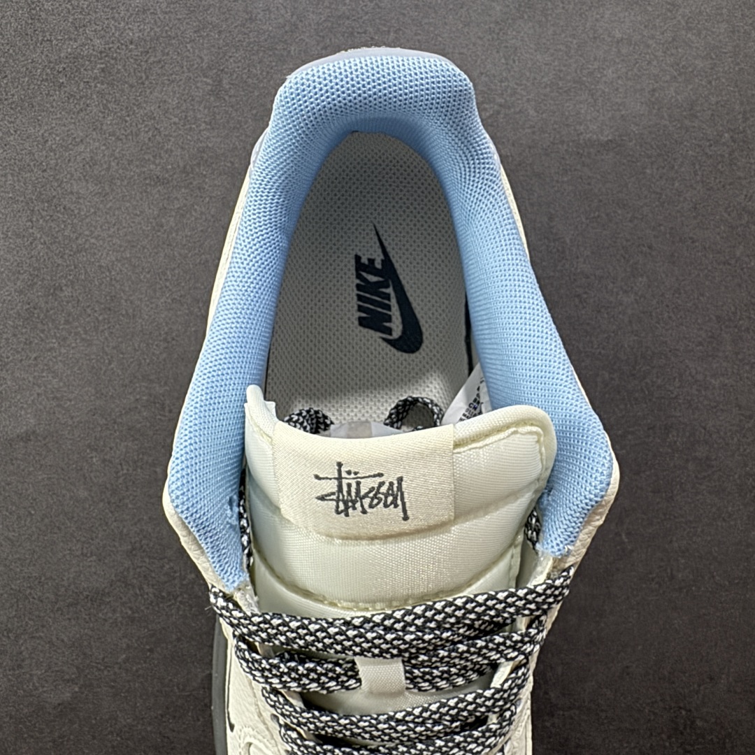 定制版 Stussy x Nike Air Force 1 Low 斯图西 x 耐克 空军一号 低帮 联名白灰蓝 QW5606-267