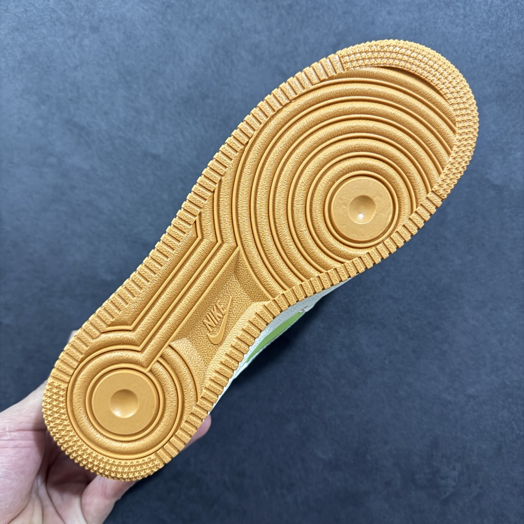 定制版 Nike Air Force 1'07 Low LV联名 苹果绿银勾 空军一号低帮休闲板鞋 DF0188-079