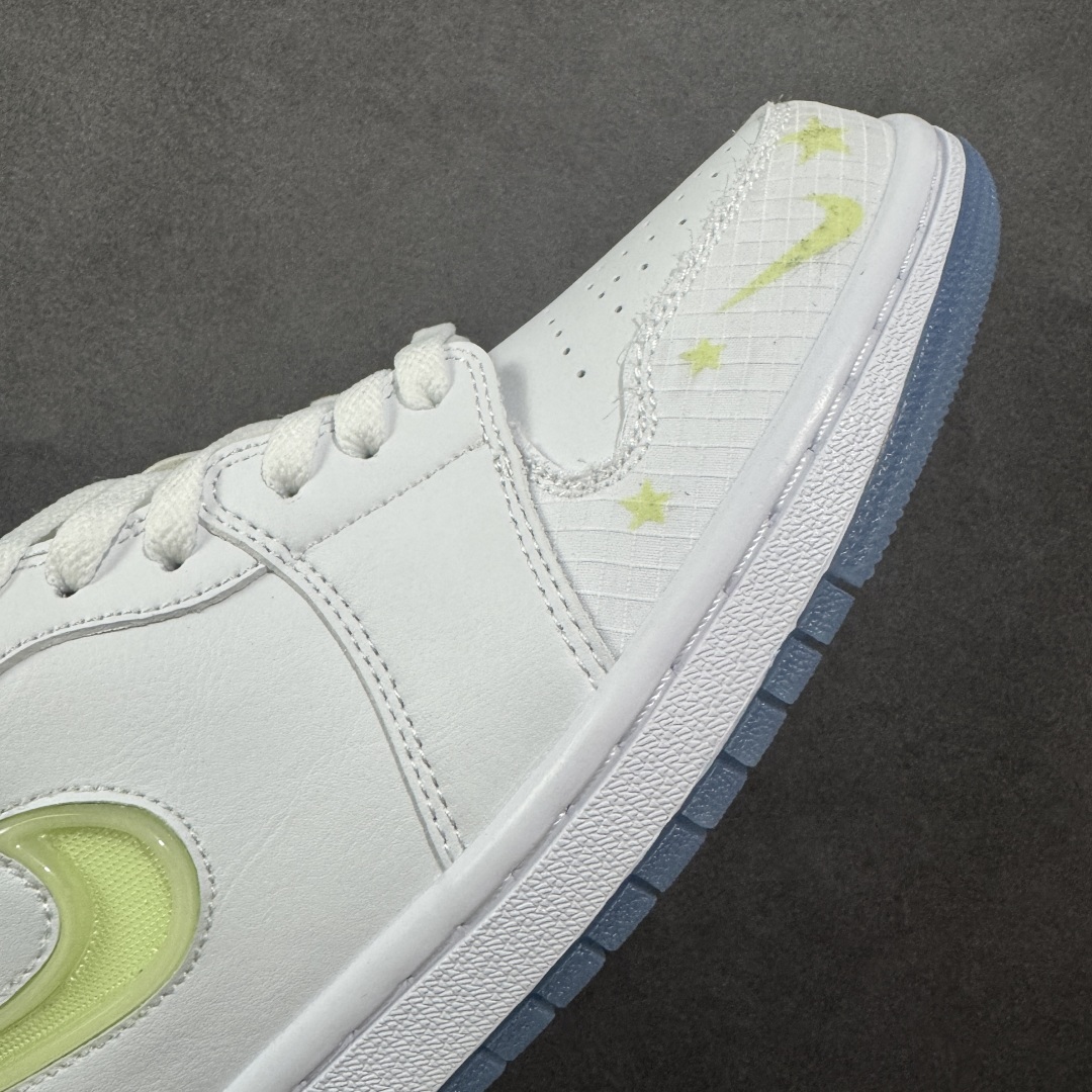K版 Air Jordan AJ1 Low 低帮 白蓝水晶勾 HJ9955-100
