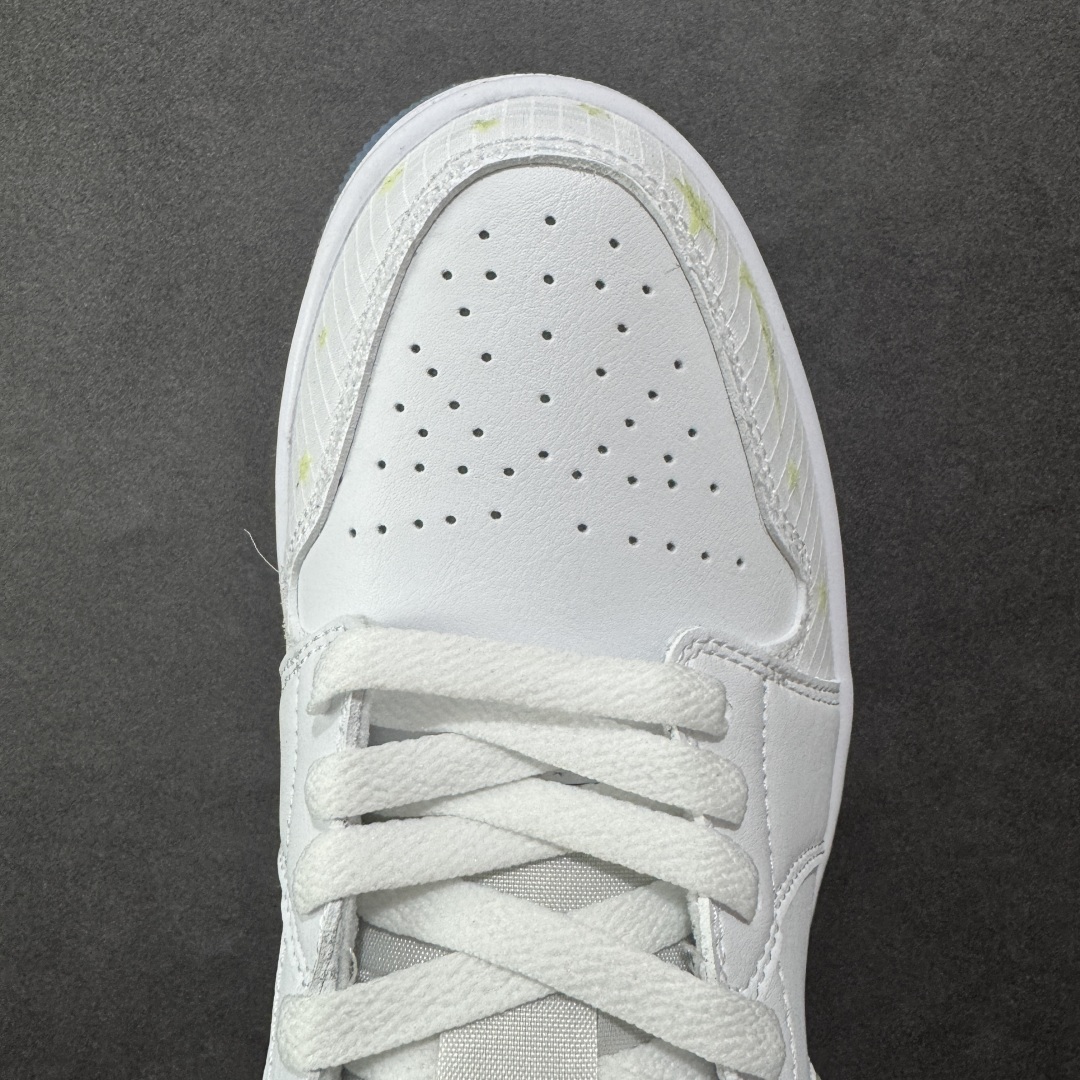 K版 Air Jordan AJ1 Low 低帮 白蓝水晶勾 HJ9955-100