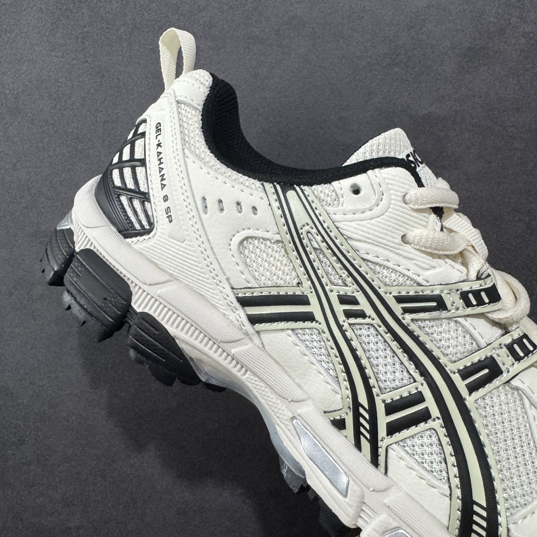 图片[6]-【公司级】ASICS GEL-KAHANA 8 SP复古单品 亚瑟士越野跑步鞋抓地稳定运动鞋缓震耐磨跑鞋 GEL-KAHANA系列为实用级越野跑鞋 融合机能和户外潮流强势回归 核心科技GEL内置于后跟 配合SPEVA弹性中底 减轻落地时地面对脚部的冲击力 中底内侧DYNAMIC DUOMAX 双密度防倾斜装置和中足补强结构 以及后跟几何形状构造 多方面支撑保护 AHAR耐磨橡胶大底 配合沟槽纹路设计 增强抓地力 后足GEL缓冲系统 减轻冲击时的冲击 实现平稳过渡 Trusstic系统 减少鞋底的重量 同时保留了鞋子结构的完整性 尺码：36 37 38 39 39.5 40 40.5 41.5 42 42.5 43.5 44 45-选品中心