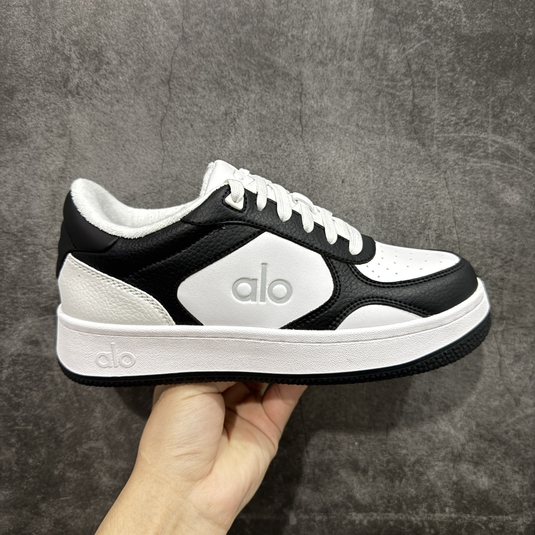  
【纯原】Alo Yoga Recovery Mode 舒适简约 防滑耐磨 低帮 板鞋 黑白色 25s