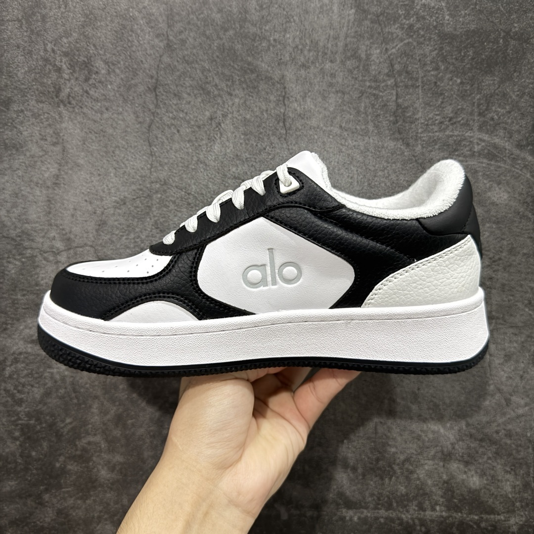  
【纯原】Alo Yoga Recovery Mode 舒适简约 防滑耐磨 低帮 板鞋 黑白色 25s