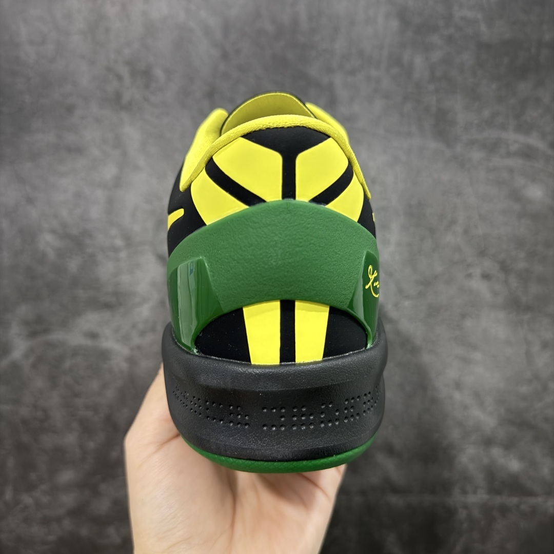  
【纯原】NK Zoom Kobe Ⅷ System 科比8代复刻实战运动低帮文化篮球鞋 俄勒冈黑绿鸭