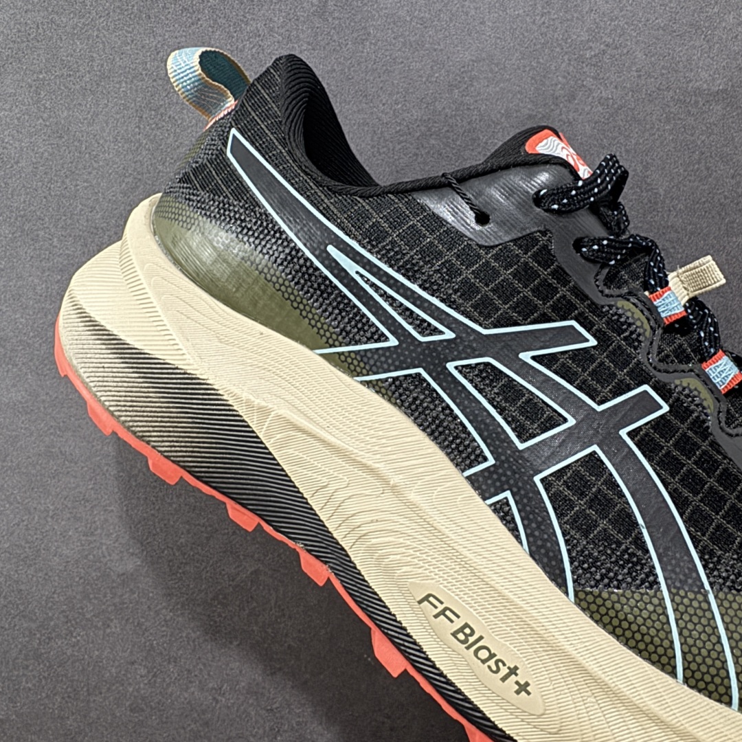 亚瑟士ASICS GEL-TRABUCO MAX 3 亚瑟士 网面透气 耐磨 越野跑步鞋 1011B800-002