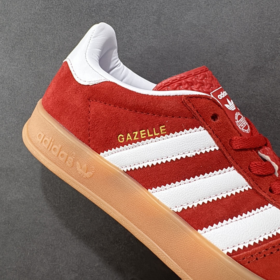 图片[6]-【公司级】adidas originals Gazelle Indoor 红色 此款鞋延续了橡胶外底和经典款式的传统。优质绒面革鞋面和标志性的3条纹采用明亮的对比色，为久经考验的外观带来俏皮、富有表现力的饰面。 货号：H06261 尺码：35.5 36 36.5 37 38 38.5 39 40 40.5 41 42 42.5 43 44 44.5 45-选品中心