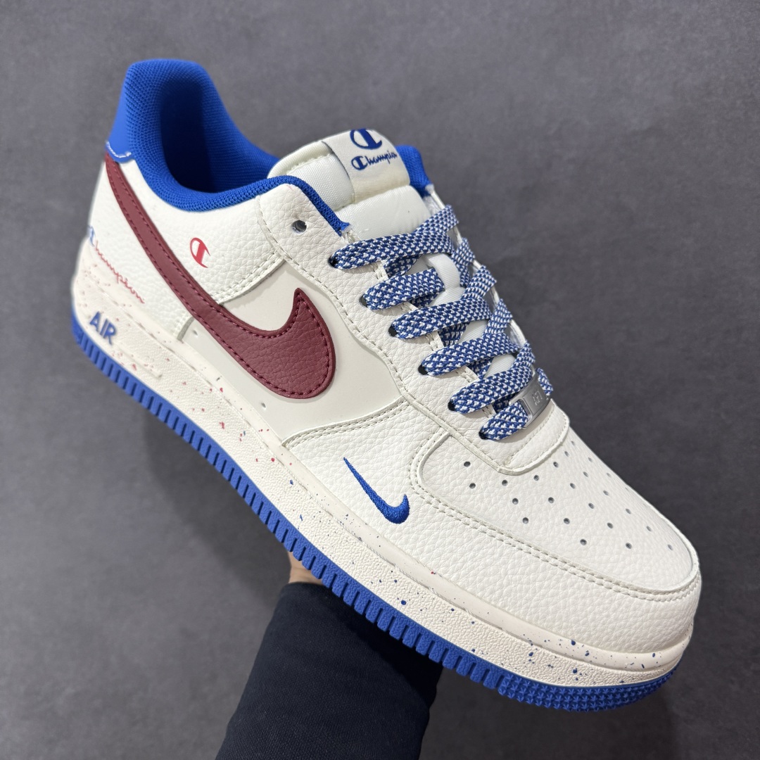  
【纯原】Nike Air Force 1'07 Low 冠军联名 米蓝红 空军一号低帮休闲板鞋
#