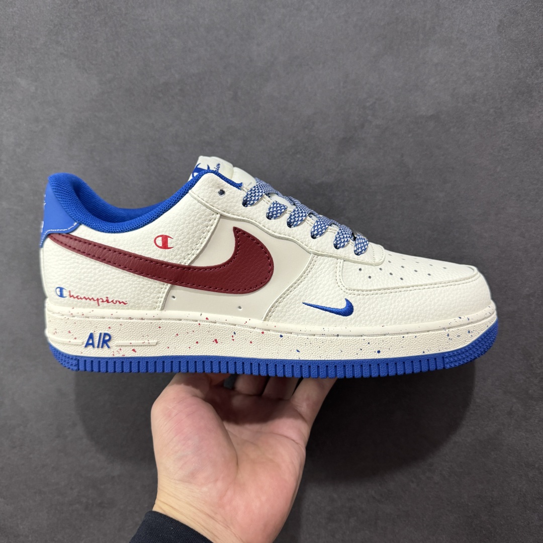  
【纯原】Nike Air Force 1'07 Low 冠军联名 米蓝红 空军一号低帮休闲板鞋
#