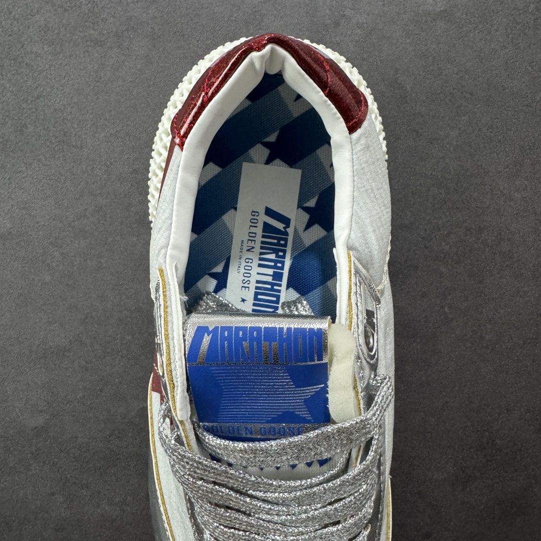 260 PZ版本 意大利时装品牌GGDB/Golden Goose Marathon Trimmed sneakers 马拉松系列低帮华夫复古百搭休闲运动慢跑鞋