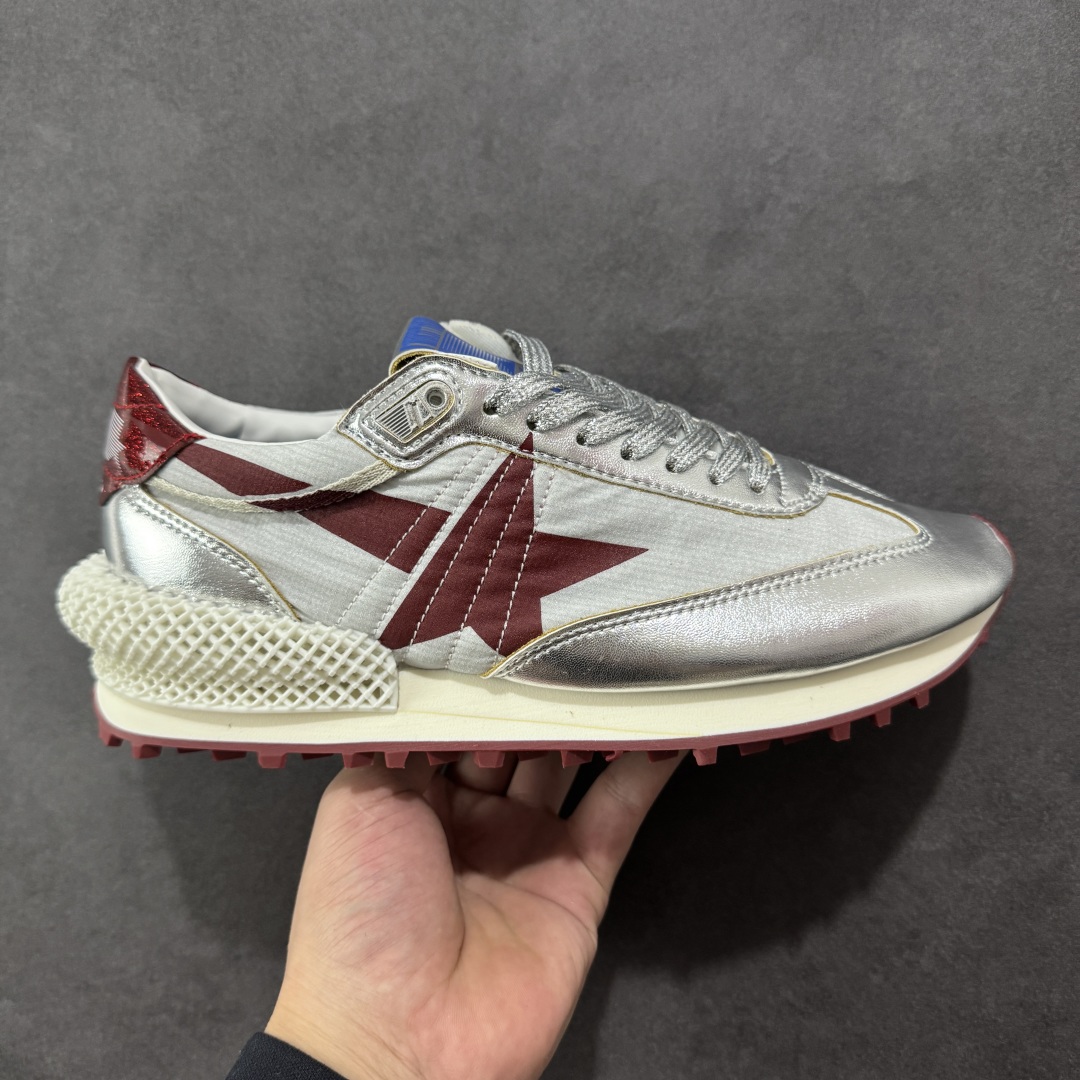 260 PZ版本 意大利时装品牌GGDB/Golden Goose Marathon Trimmed sneakers 马拉松系列低帮华夫复古百搭休闲运动慢跑鞋